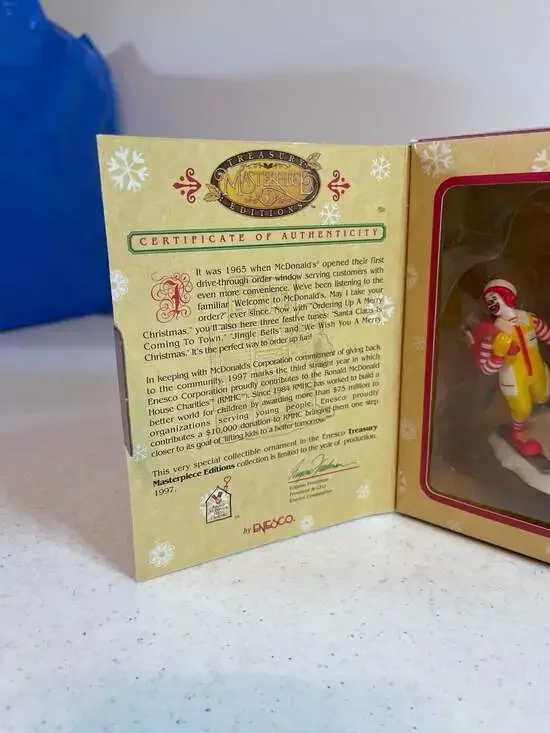 McDonalds Ordering Up A Merry Christmas Musical Ornament Enesco Treasury - Picture 8 of 16